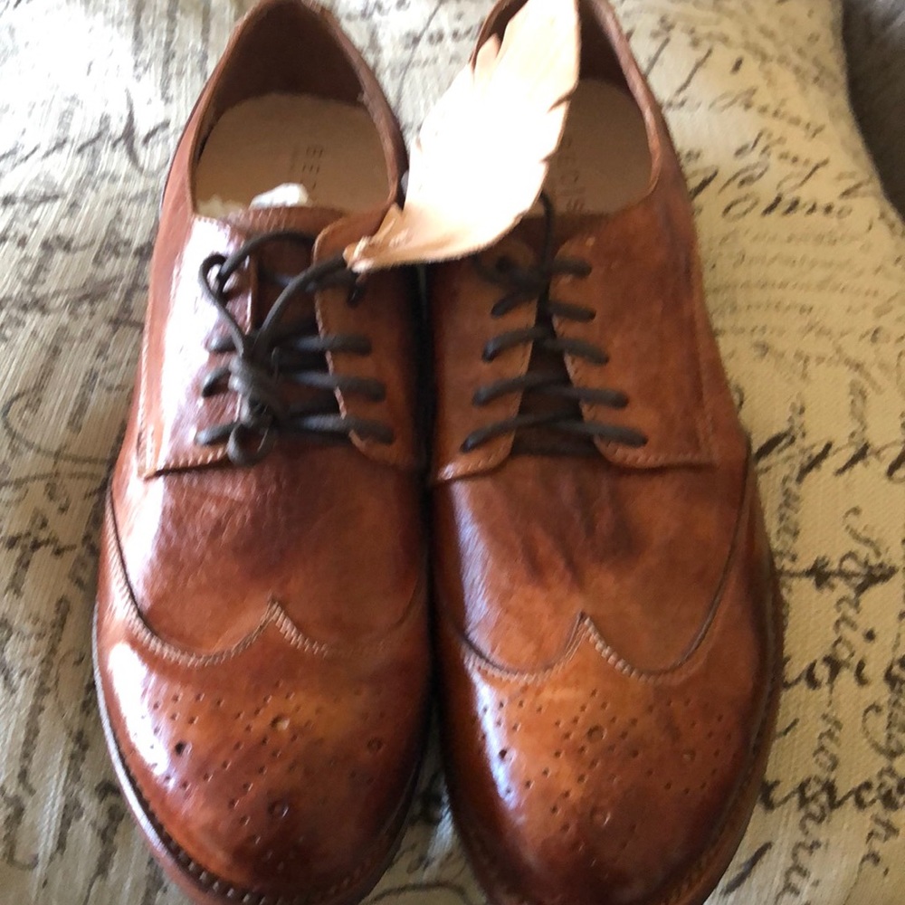 Bed Stu men’s Cognac dip dye Gatsby shoes size 12